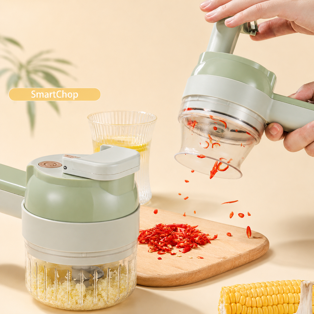 SmartChop™ 5-i-1 Elektrisk Grönsakshackare